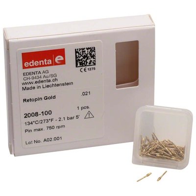 Retopin Gold Refill - parapulpální čepy