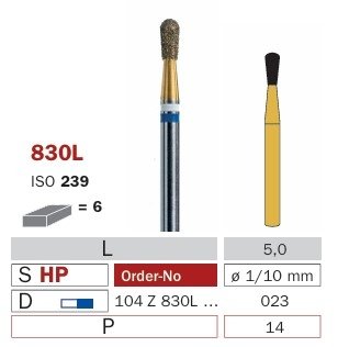 Diaswiss Diamant Zircon PM 830L 6ks/balení