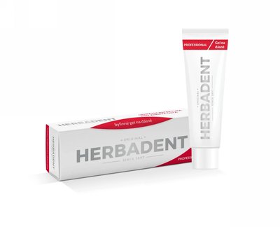 Herbadent Professional gel na dásně s chlorhexidinem 25g