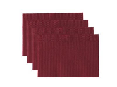 EURONDA Monoart TOWEL UP ochranná zástěra pacienta, vínová 33x45, 10balx50ks (21810414)