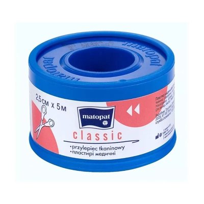 Plaster Classic na szpulce z nakładką 2,5cmx5m