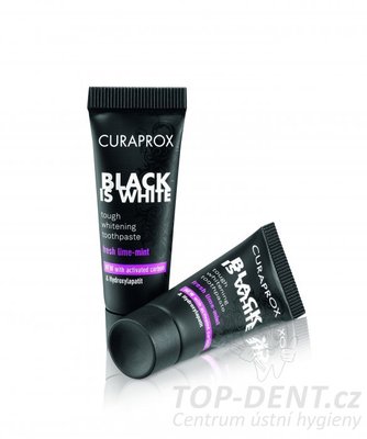 Curaprox bělící zubní pasta Black is White , 10ml