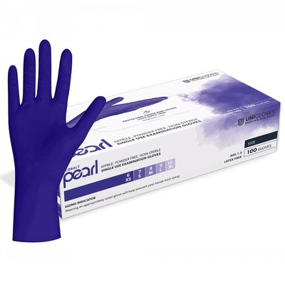 Unigloves Rukavice Nitril Cobalt Pearl /XS/ 100 ks kobaltové (modré)