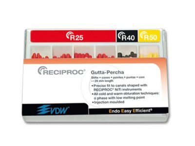 Reciproc gutaperčové čepy sada, 60ks