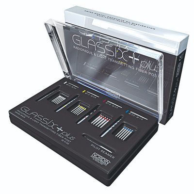 Glassix +Plus Kit - 4 x 5 ks (1.2 mm. 1.5 mm. 1.8 mm. 2.0 mm). 4 x předvrtáky. 1x pilot