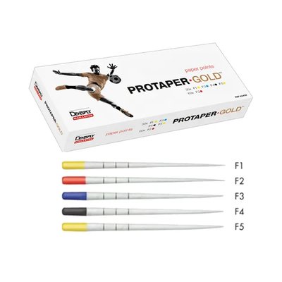 ProTaper Gold papírové čepy 180ks F2