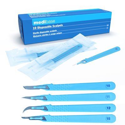 Jednorázové sterilní skalpely Medibase - Typ 15