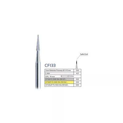 CF133F FG Wiertło finir IQDENT Premium stożek