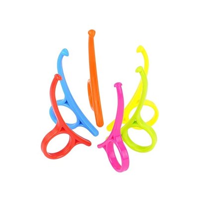 Háček k sejmutí fóliových nosičů, 1 ks - Žlutá