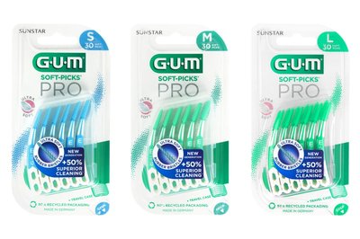 Wykałaczki GUM Soft-Picks 30 szt. - duże