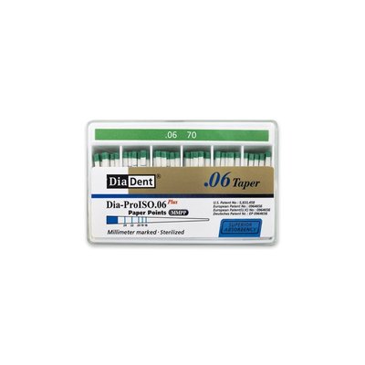 DiaDent Papírové Čepy MMPP 06Taper ISO70 100ks