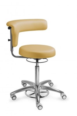 MAYER Stolička s otočnou oporou zad a loktů 1284G clean, žlutá - SILVERTEX