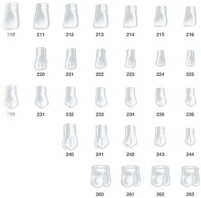 Strip Crowns ľavé horné 236