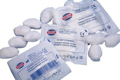 Tampon stáčený – sterilní 40 x 40 cm/5 ks