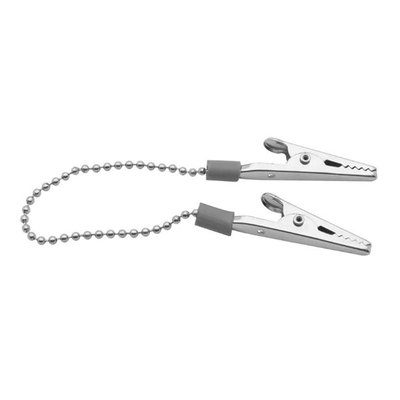 Držátko ubrousku řetízkové, kovové svorky; 23 cm