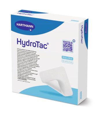 HydroTac polyuretanové krytí s gelem 15 × 15 cm 10 ks