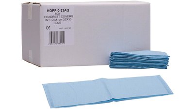 TOP COVER Kopfstützenschoner Tissue - Karton 500 Stück grün, 25 x 33 cm