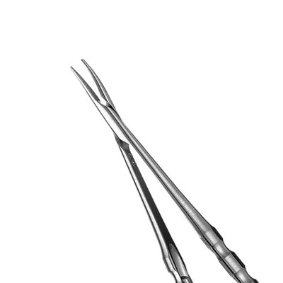 Needle Holder Micro Surg., curved, diamond dusted
