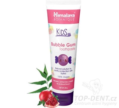 Himalaya Botanique Kids Bubble Gum dětská zubní pasta , 80g