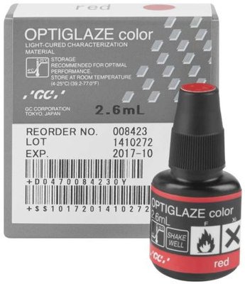 Optiglaze Color red