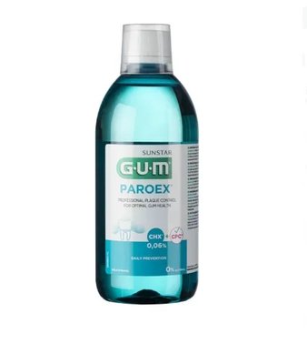 GUM Paroex ústní voda (výplach, CHX 0,06 % + CPC 0,05 %), 500 ml