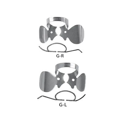Fit kofferdam spona s úchytem válečků set 2ks