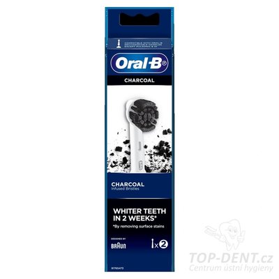 Oral-B PureClean Charcoal náhradní hlavice s černým uhlím, 2ks