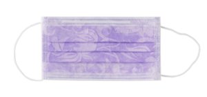 EURONDA Monoart ochranné masky Floral - Fialové