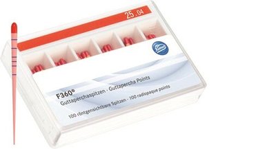 Guttaperčové čepy F360 28mm 055