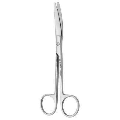 Nůžky chirurgické zahnuté tupé 20 cm