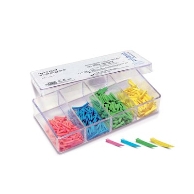 Dřev.klínky 1000ks bílé 17mm (XL)