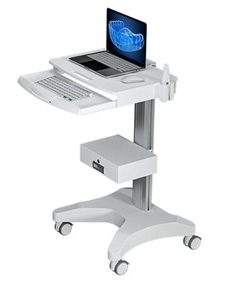 Aidite stolek / cart pro skener bílý