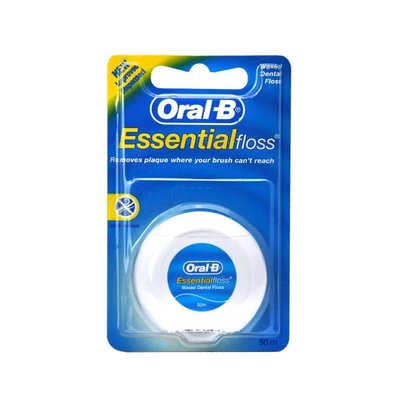 Oral-B Essential Floss voskovaná zubní nit, 50 m