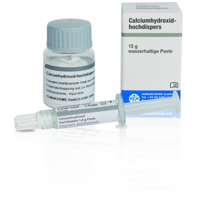 Hydroxid vápenatý vysoce dispenzní, 15 g pasty v lahvičce