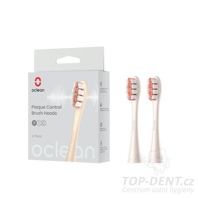 Oclean Plaque Control náhradní hlavice Medium (zlatá), 2ks