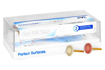 Gumki diamentowe Diacomp plus Twist 6 szt. EVE