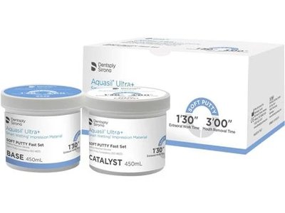 Aquasil Ultra+ Soft Putty Fast 2x250ml Fast Set Hand Mix