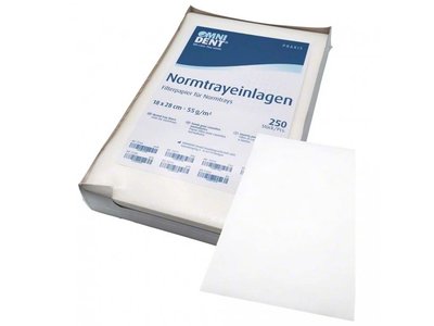 OMNI Ubrousky pro tácky, krepové, 250ks bílé