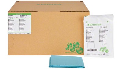 BARRIER® OP-Abdecktuch - Packung 32 Stück 90 x 75 cm, 3-lagig, selbstklebend