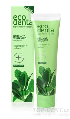 ECODENTA Brilliant Whitening bělící zubní pasta, 100ml