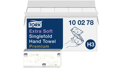 TORK® extra weiche Zickzack Handtücher (V-Falz) H3 System