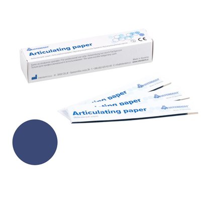 Artikulační papír I 40my - 12x10 modrý INT