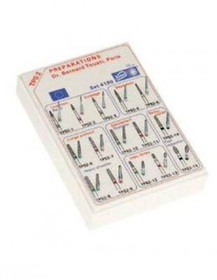 KOMET - zestaw wierteł do inlay, szlifowania pod korony i mosty Dr Bernard Touati