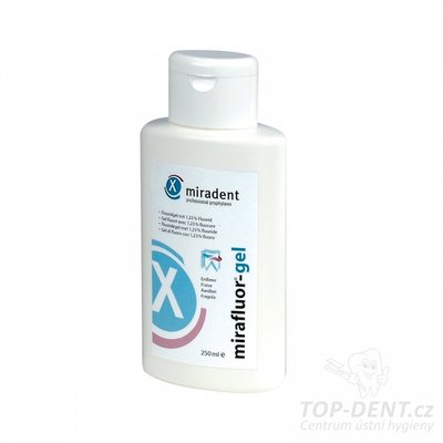 Mirafluor-gel fluoridační gel (mint), 250ml