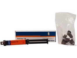 Rebilda® DC - Packung 50 g Kartusche fluoreszierend dentin, Mischkanülen Typ 12,...