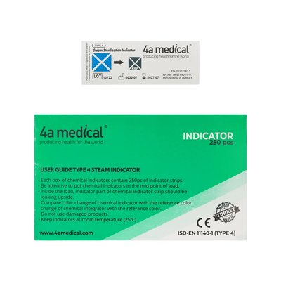 Testy do sterylizacji kl. 4 250 szt. 4a Medical