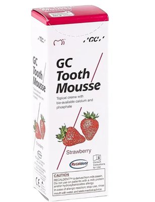 GC Tooth Mousse, 10-Pack, Strawberry, EEP