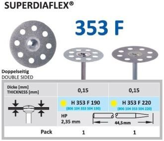 HORICO Superdiaflex obojstranný F 1,9/0,15 cm