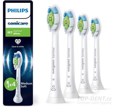 Philips Sonicare W2 Optimal White Standard HX6064/87, 4ks