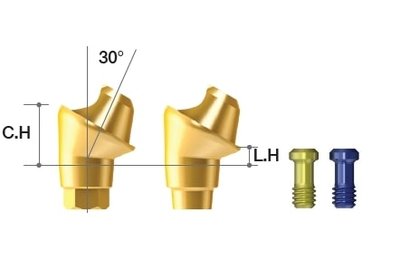 MEGAGEN AR Multi-unit abutment 30° - CH=3.5 mm, Non-Hex